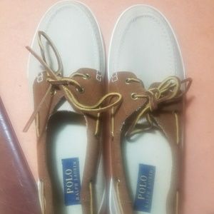 NWOT polo boat shoes